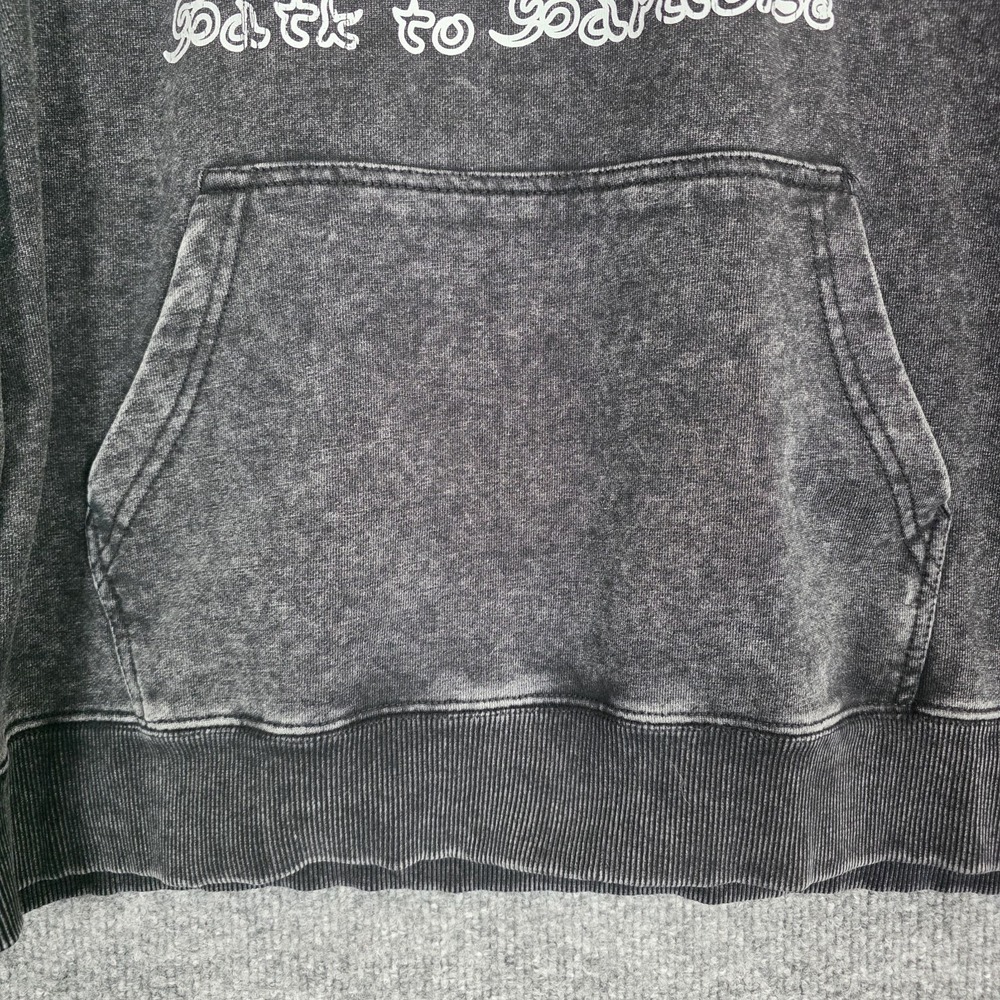 Hellstar Path To Paradise Hoodie Men's Size M Oversized Acid Wash Graphic Logo - Picture 6 of 12